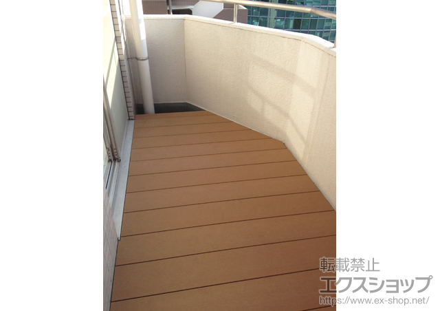 東京都港区ののウッドデッキ バルコニーリウッドデッキ200 施工例