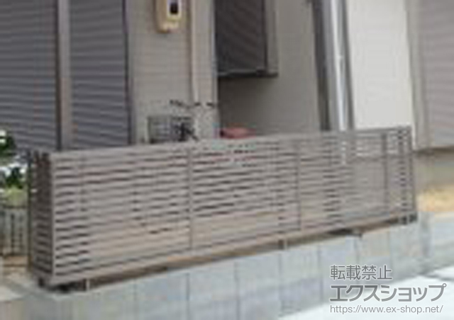 愛知県岩倉市ののフェンス・柵 シャレオR3型フェンス フリーポールタイプ 施工例