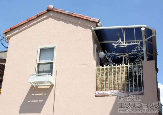 大阪府豊中市ののバルコニー・ベランダ屋根 ヴェクターテラス R型 屋根タイプ 積雪〜20?対応 施工例