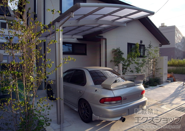 長野県長野市ののカーポート レイナポート 積雪〜20cm対応 施工例