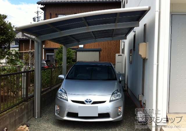 愛知県新城市ののカーポート レイナポート 積雪〜20cm対応 施工例