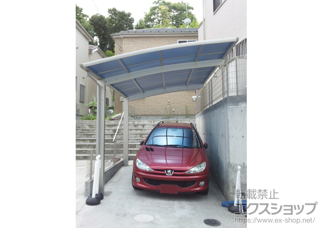 東京都町田市ののカーポート プレシオスポート 積雪〜20cm対応 施工例