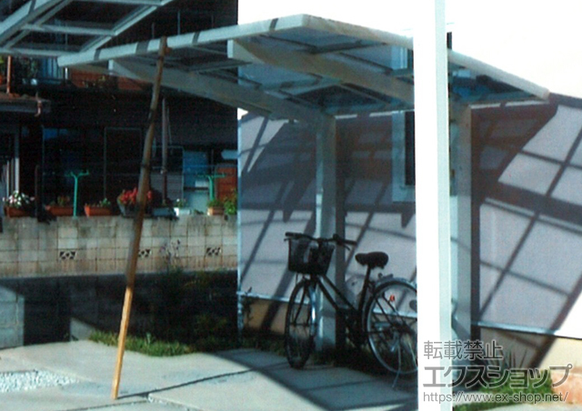 埼玉県川越市ののサイクルポート・駐輪場 レイナポート ミニ 積雪〜20cm対応 施工例