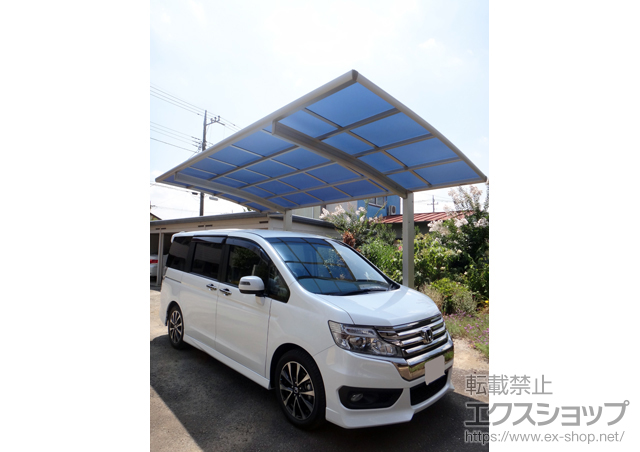 埼玉県東松山市ののカーポート プレシオスポート 積雪〜20cm対応 施工例