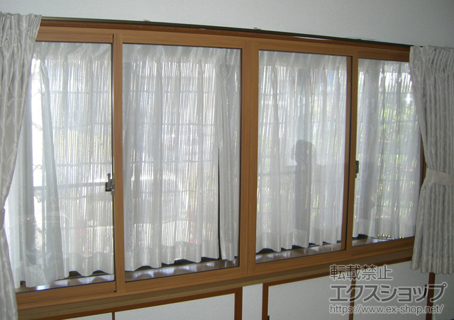 静岡県静岡市のの二重窓（内窓） インプラス ダストバリア仕様 引違い窓 4枚建 施工例