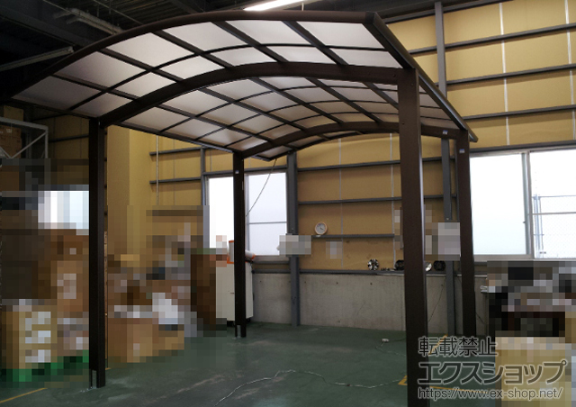 大阪府柏原市ののカーポート レイナツインポート 積雪〜20?対応 施工例