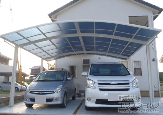 香川県高松市ののカーポート レイナツインポート 積雪〜20cm対応 施工例
