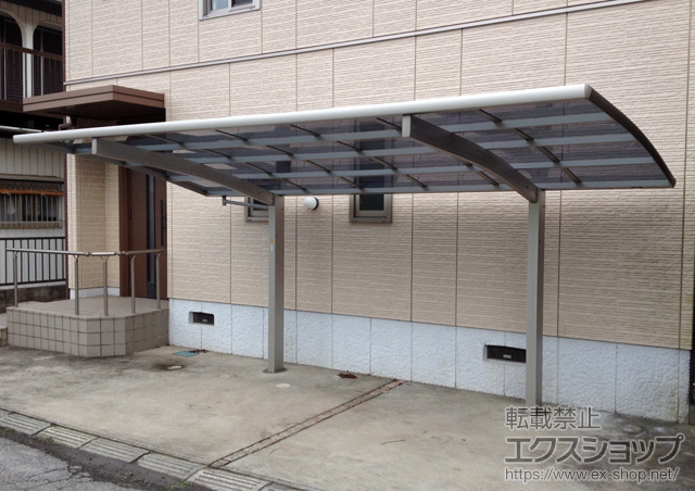 千葉県八千代市ののカーポート プレシオスポート　積雪〜20cm対応 施工例