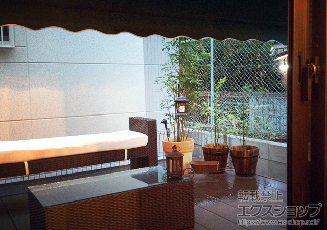 埼玉県さいたま市ののウッドデッキ リウッドデッキ 200 単体+リウッドデッキフェンス4型 施工例