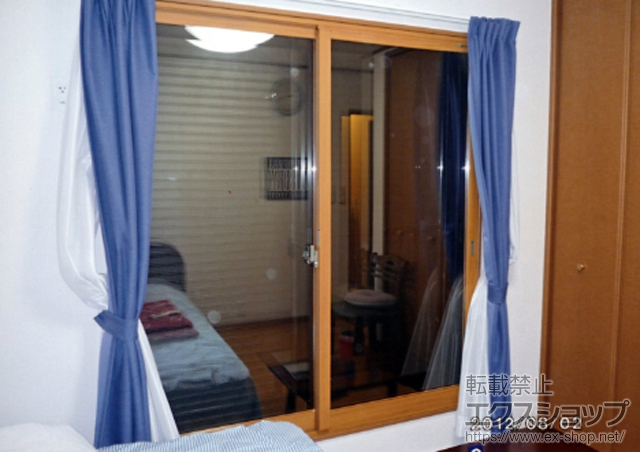 千葉県千葉市のの二重窓（内窓） インプラス ダストバリア仕様 引違い窓 2枚建 施工例