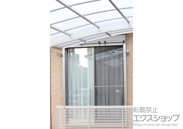 東京都調布市ののカーポート プレシオスポート ワイド 積雪〜20cm対応 施工例