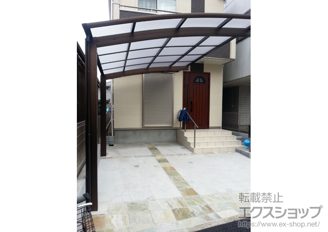 東京都江戸川区ののカーポート プレシオスポート 積雪〜20cm対応 施工例