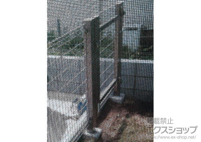 東京都西東京市のの門扉 ハイグリッド門扉NF8型 片開き 施工例