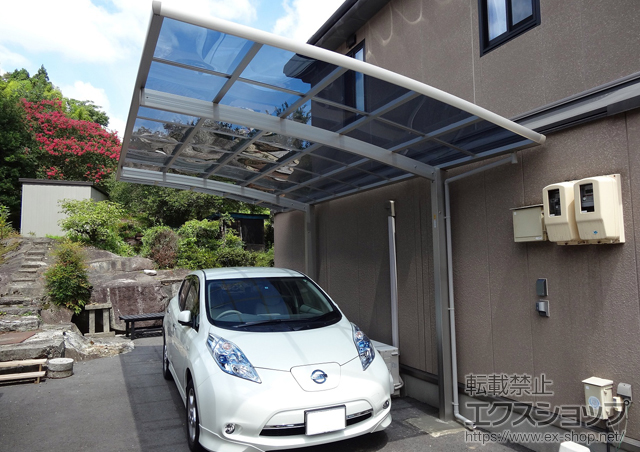 岐阜県中津川市ののカーポート レイナポート 積雪〜20?対応 施工例