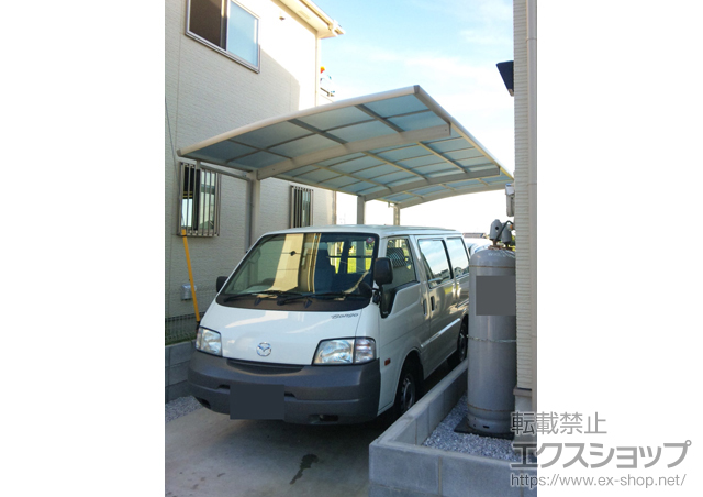 埼玉県川越市ののカーポート レイナポート 延長 積雪〜20cm対応 施工例