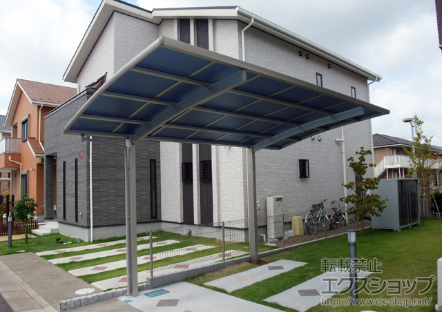 茨城県つくば市ののカーポート レイナポートZ 積雪〜20cm対応 施工例