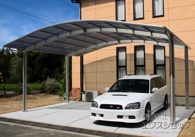 香川県綾歌郡綾川町ののカーポート レイナツインポート 積雪〜20cm対応 施工例