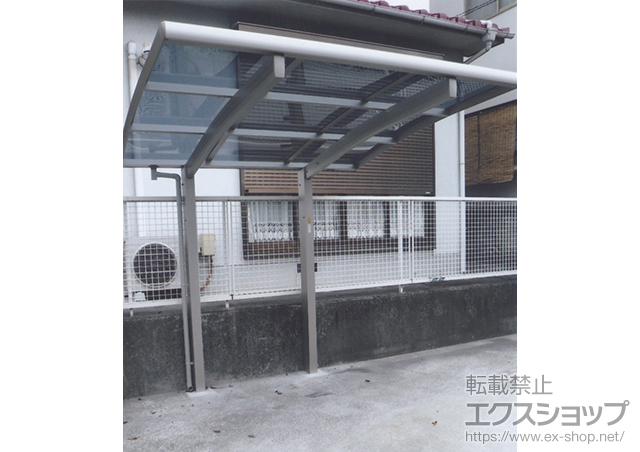 愛媛県松山市ののサイクルポート・駐輪場 プレシオスポート ミニ 積雪〜20cm対応 施工例