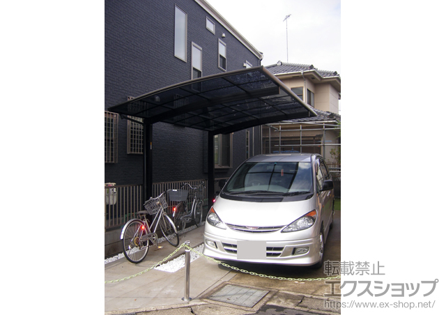 神奈川県大和市ののカーポート プレシオスポート 積雪〜20cm対応 施工例