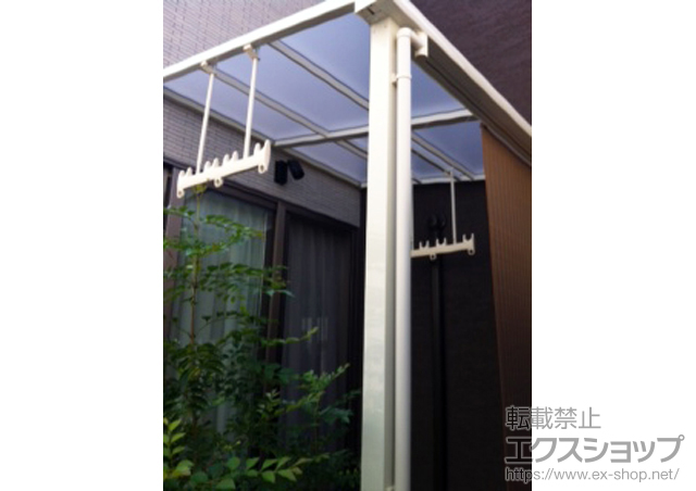 愛知県東海市のLIXIL リクシル（トステム）のテラス屋根 ライザーテラスII F型 テラスタイプ 積雪〜20?対応 【1階】 施工例