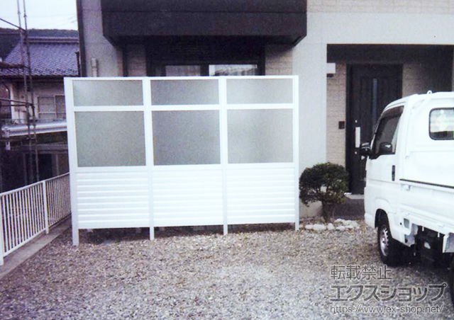 長野県木曽郡ののフェンス・柵 LALAスクリーン 施工例