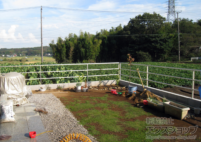 神奈川県高座郡寒川町ののフェンス・柵 シンプルモダンフェンスLite3型 施工例