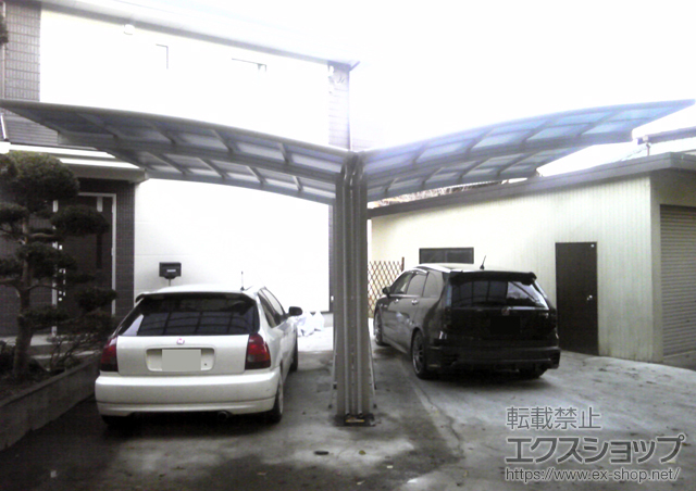 千葉県山武郡大網白里町ののカーポート レイナポート Y合掌 積雪〜20cm対応 施工例