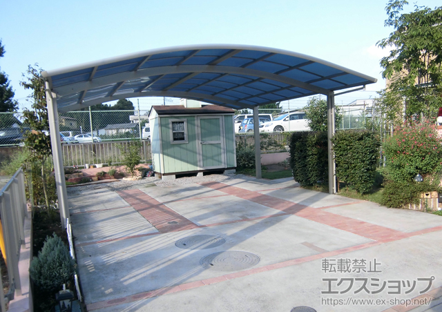 埼玉県日高市ののカーポート レイナツインポート 積雪〜20cm対応 施工例