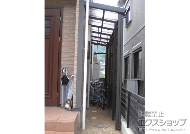 兵庫県神戸市のLIXIL リクシル（トステム）のストックヤード フリーヤード オープンタイプ 積雪〜20cm対応 施工例