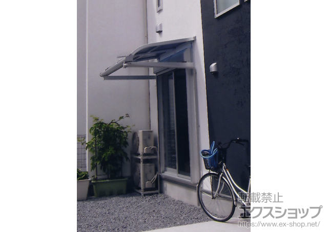 東京都足立区ののバルコニー・ベランダ屋根 ヴェクターテラス R型 ルーフタイプ 単体 積雪〜20cm対応 施工例