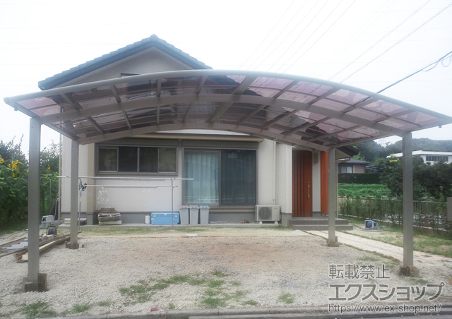 愛知県東海市ののカーポート レイナツインポート 積雪〜20cm対応 施工例