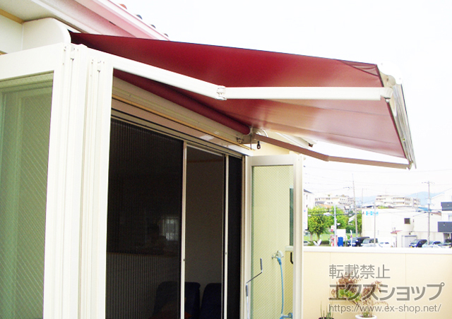 大阪府豊中市ののオーニング・日よけ エルパティオプラス 手動式 施工例