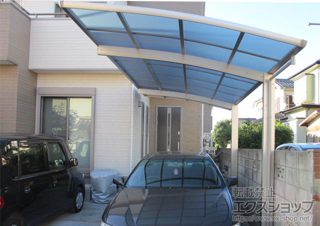 埼玉県狭山市ののカーポート レイナポート 積雪〜20cm対応 施工例