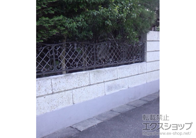 東京都小平市ののフェンス・柵 フェスタE型フェンス フリーポールタイプ 施工例