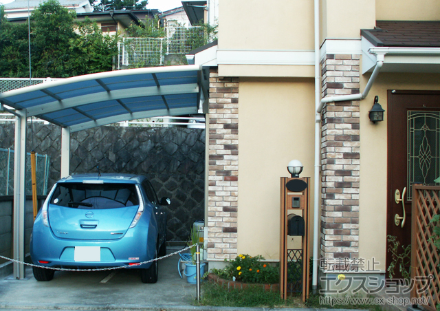 神奈川県横浜市磯子区ののカーポート レイナポート 積雪〜20cm対応 施工例