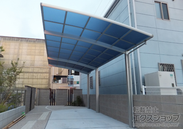 大阪府堺市東区ののカーポート レイナポート 延長　積雪〜20cm対応 施工例