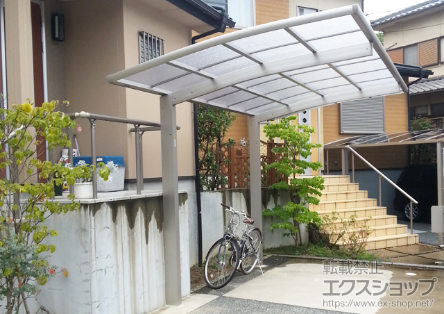 京都府京都市右京区ののカーポート レイナポート 積雪〜20cm対応 施工例