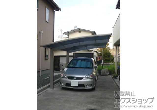 静岡県沼津市ののカーポート プレシオスポート 積雪〜20ｃｍ対応 施工例