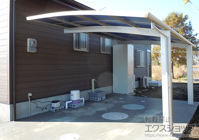 千葉県長生郡長生村ののカーポート プレシオスポート 積雪〜20cm対応 施工例