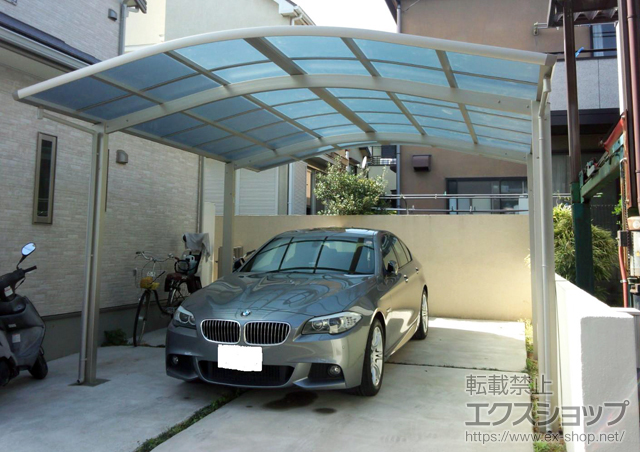 兵庫県宝塚市ののカーポート レイナツインポート 積雪〜20cm対応 施工例