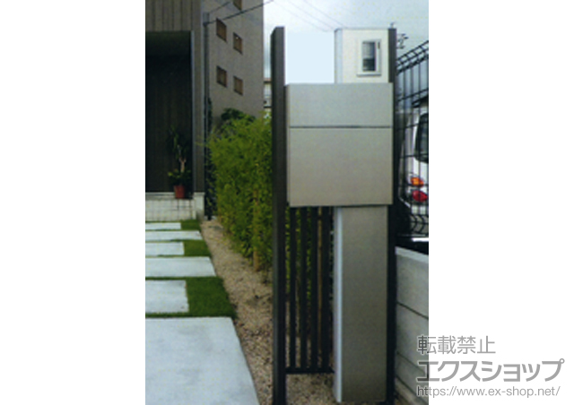 大分県別府市のの機能門柱・ポスト ファンクションユニット ウィルモダン 施工例