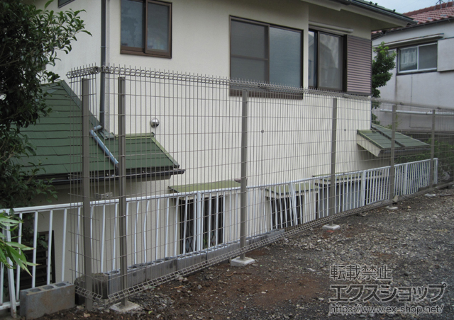 東京都町田市ののフェンス・柵 ハイグリッドフェンス剣先2型 施工例