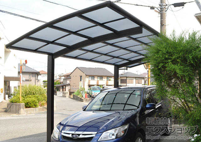 千葉県野田市ののカーポート レイナポート 積雪〜20cm対応 施工例