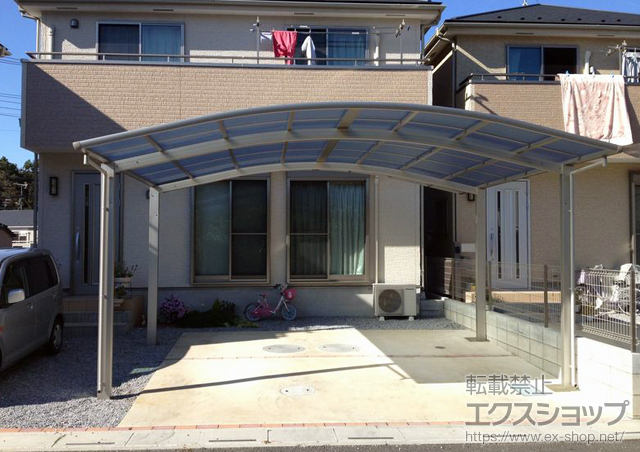 埼玉県さいたま市ののカーポート レイナツインポート 積雪〜20cm対応 施工例
