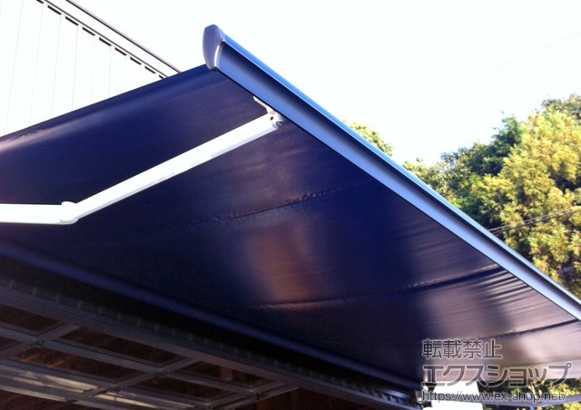愛知県名古屋市のLIXIL リクシル（トステム）のオーニング・日よけ 彩鳥S型 レギュラータイプ 電動式 施工例