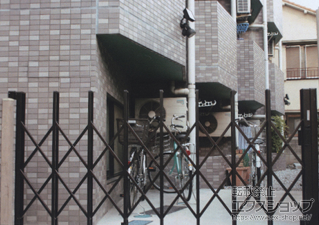 東京都品川区ののカーゲート トリップゲート PA型 ノンレール 片開き　24S 施工例