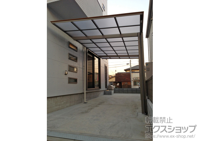 東京都足立区ののカーポート アーキフィットプラス 積雪〜20cm対応 施工例