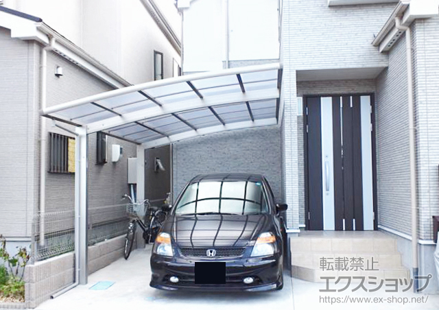 千葉県流山市ののカーポート レイナポート 積雪〜20cm対応 施工例