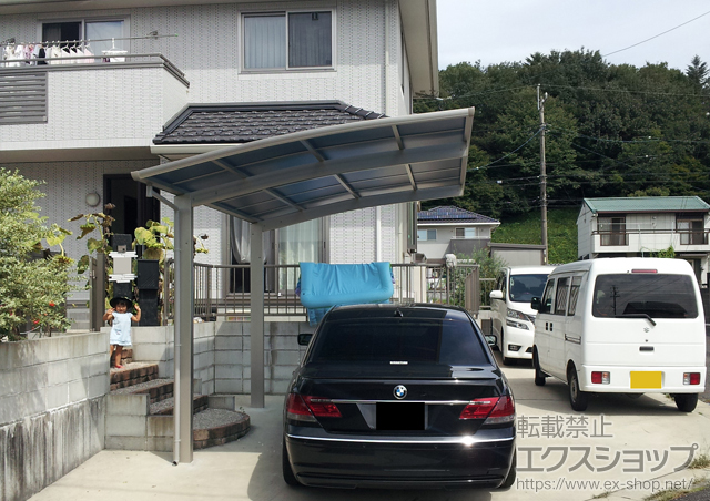 岐阜県可児郡御嵩町ののカーポート プレシオスポート 積雪〜20cm対応 施工例