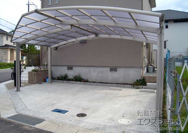 兵庫県三田市ののカーポート レイナポート M合掌 施工例